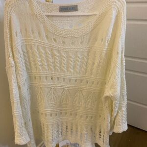 Sophie & Kate Women's Cream Knit Sweater